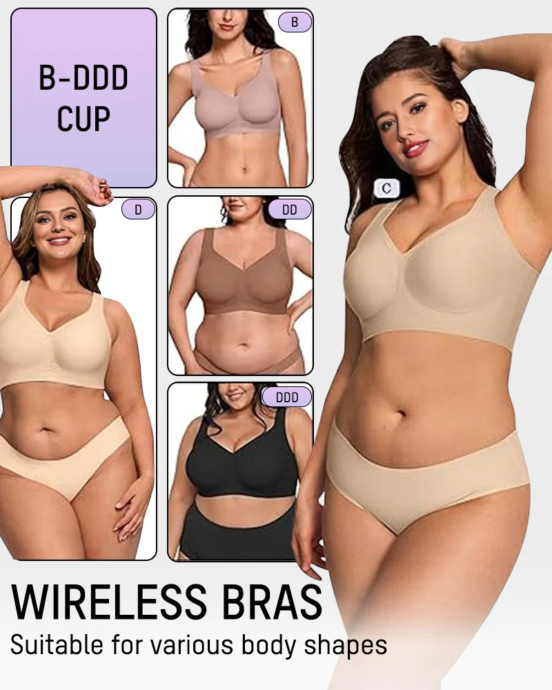 Wireless Jelly Push Up Bra