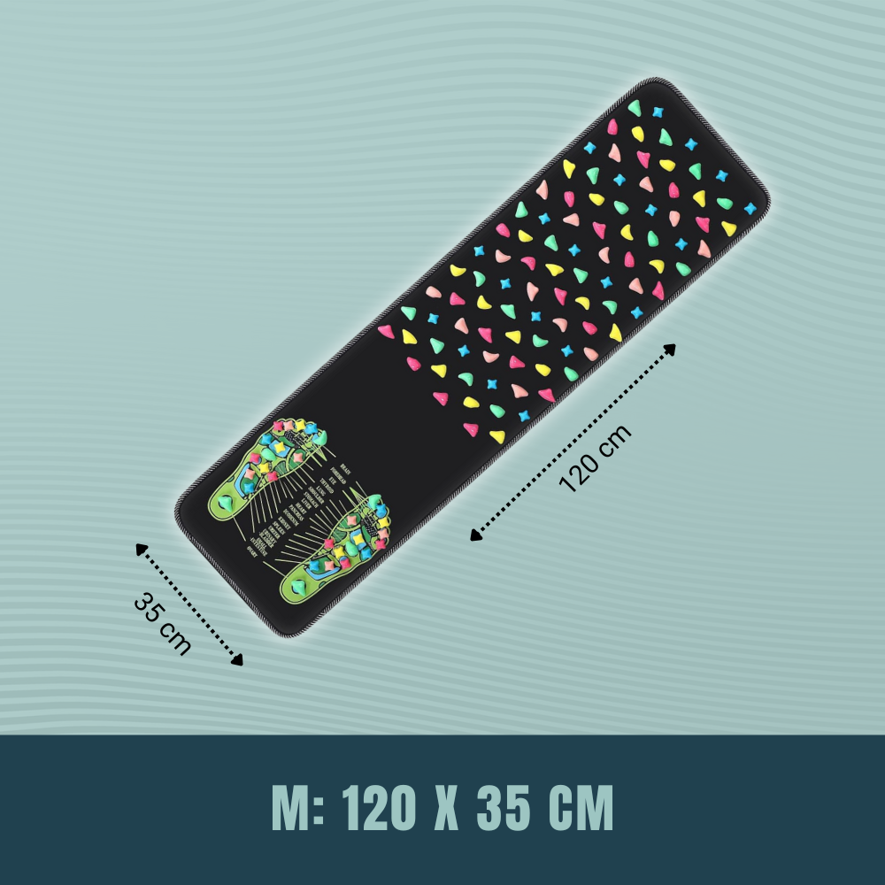 Pebble-like foot massager