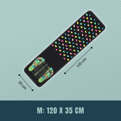 Pebble-like foot massager